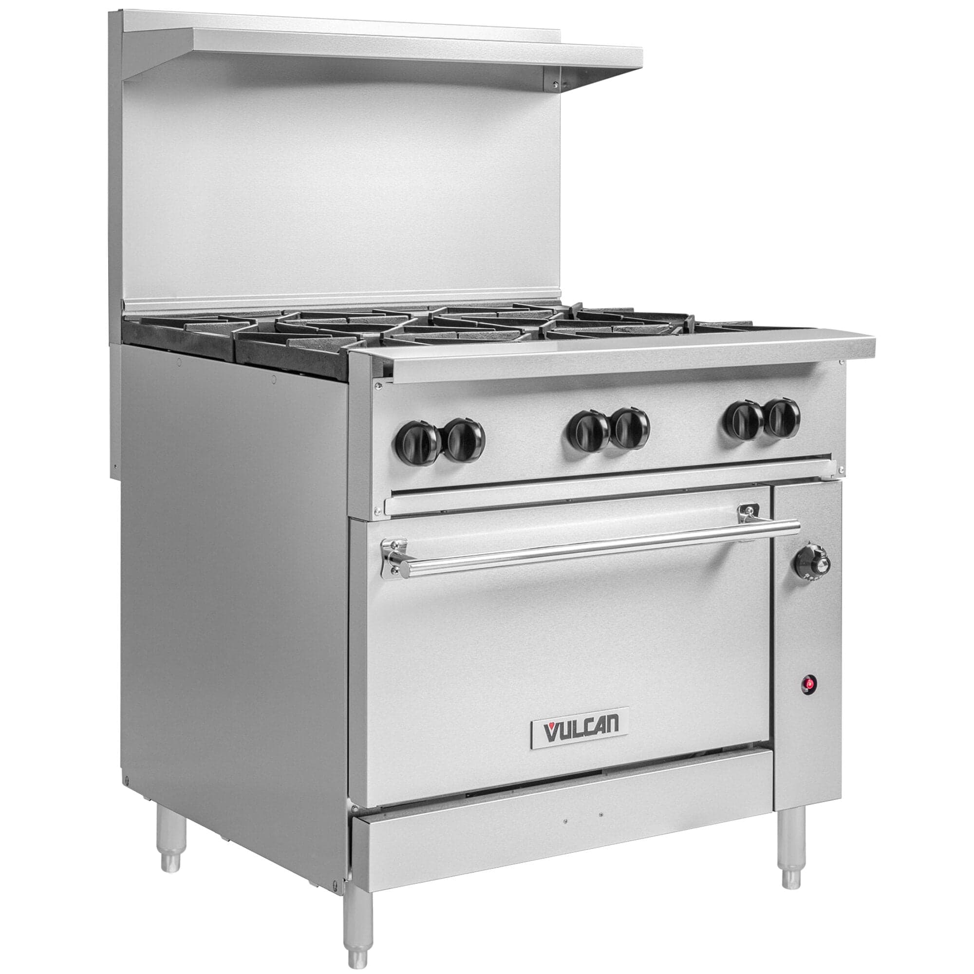 Vulcan 36S-6BN Endurance 6 brûleur 36" Cuisinière au gaz naturel avec base four standard - 215,000 BTU — image 1