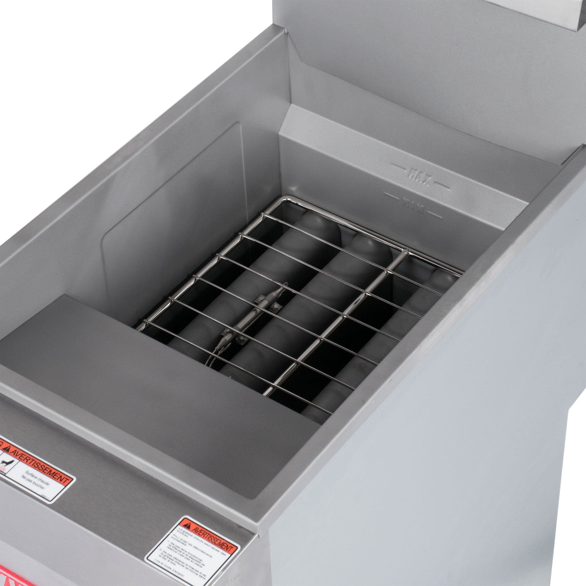 Vulcan LG400-1 45-50 lb. Friteuse sur pied au gaz naturel - 120,000 BTU — image 4