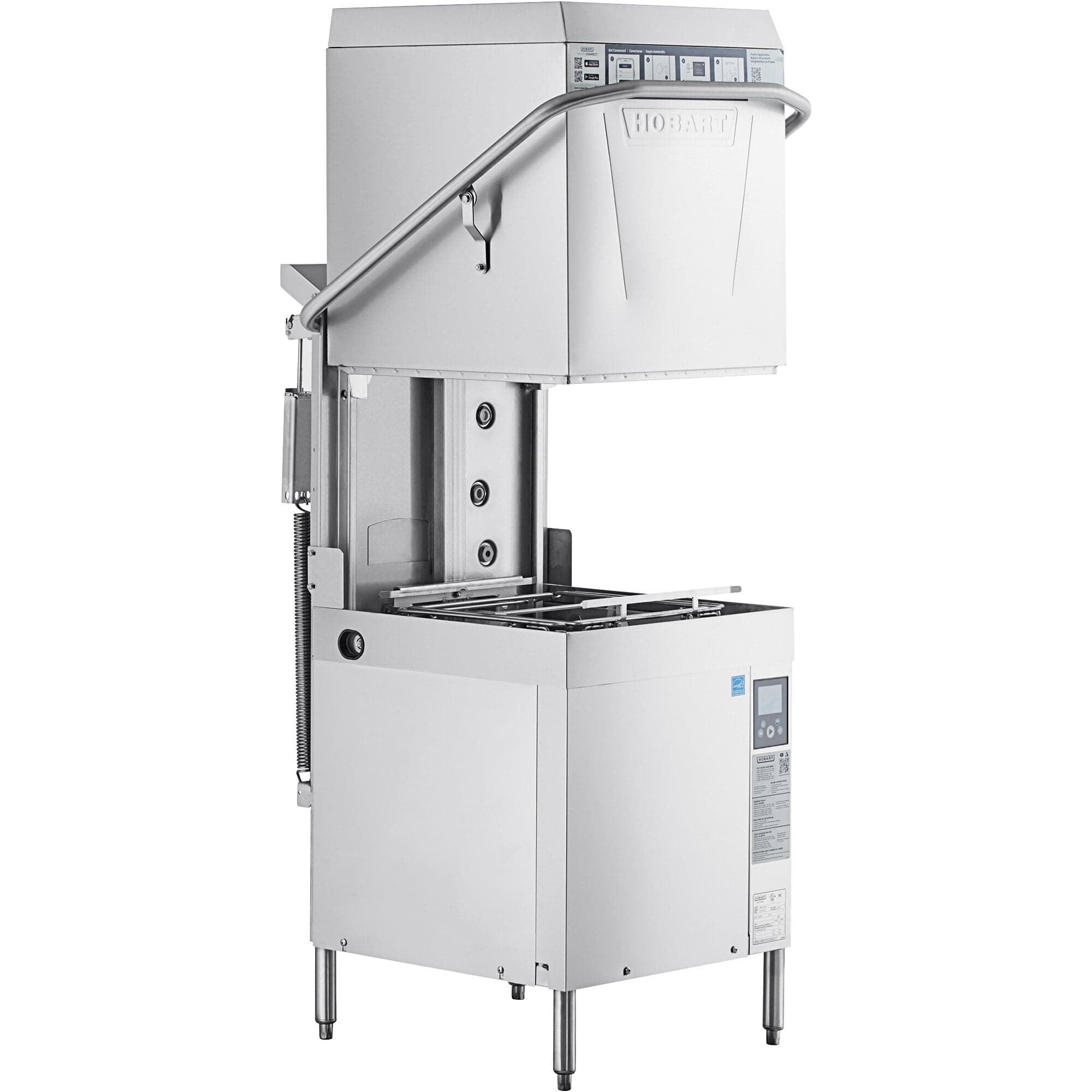 Hobart AM16-BAS-2 Lave-vaisselle haute température sur base à porte électrique avec chauffe-eau d'appoint - 208-240V, 3 Phase — image 3