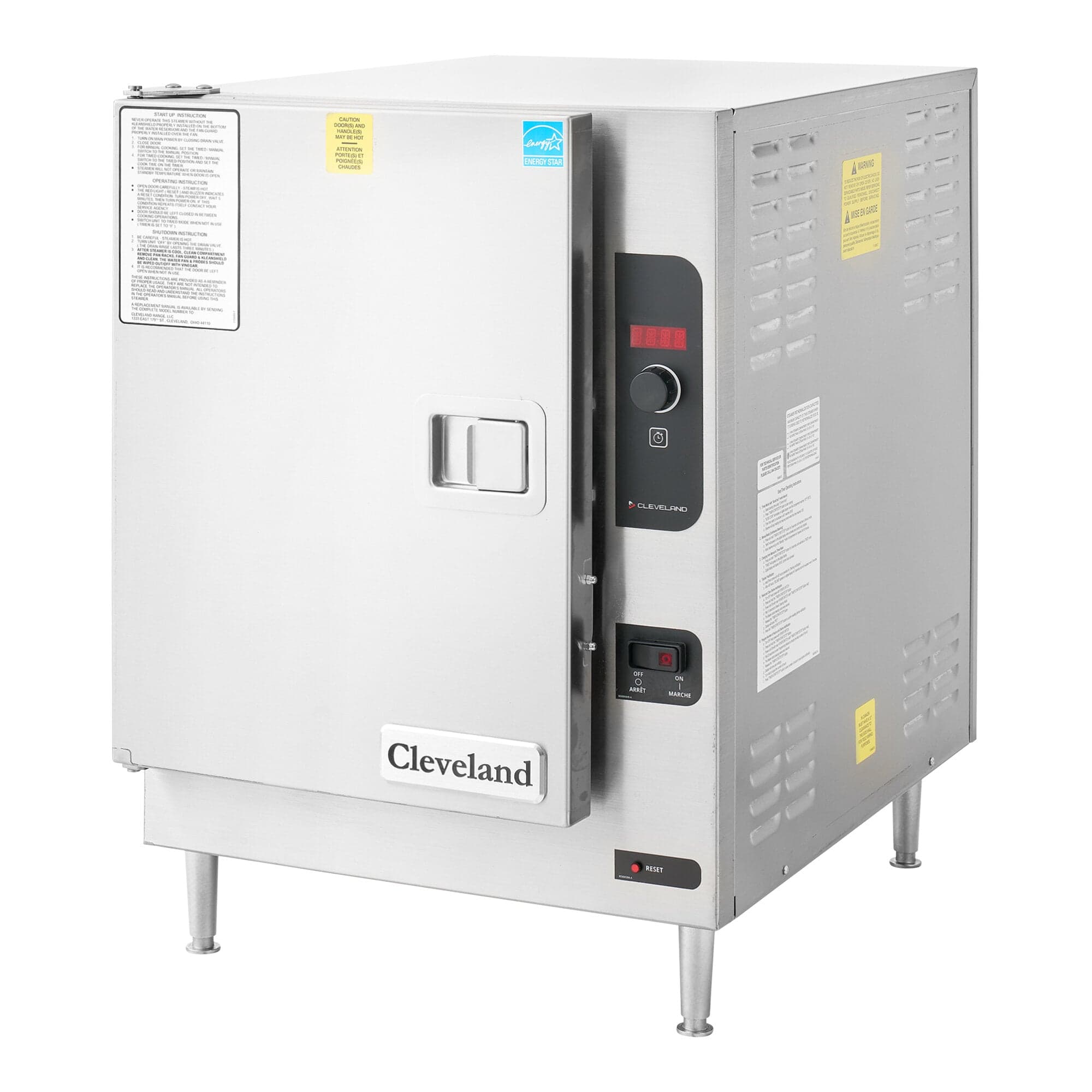 Cleveland 22CET6.1 SteamChef 6 plateau Cuiseur vapeur à convection de comptoir électrique - 208V, 3 Phase, 12 kW — image 2