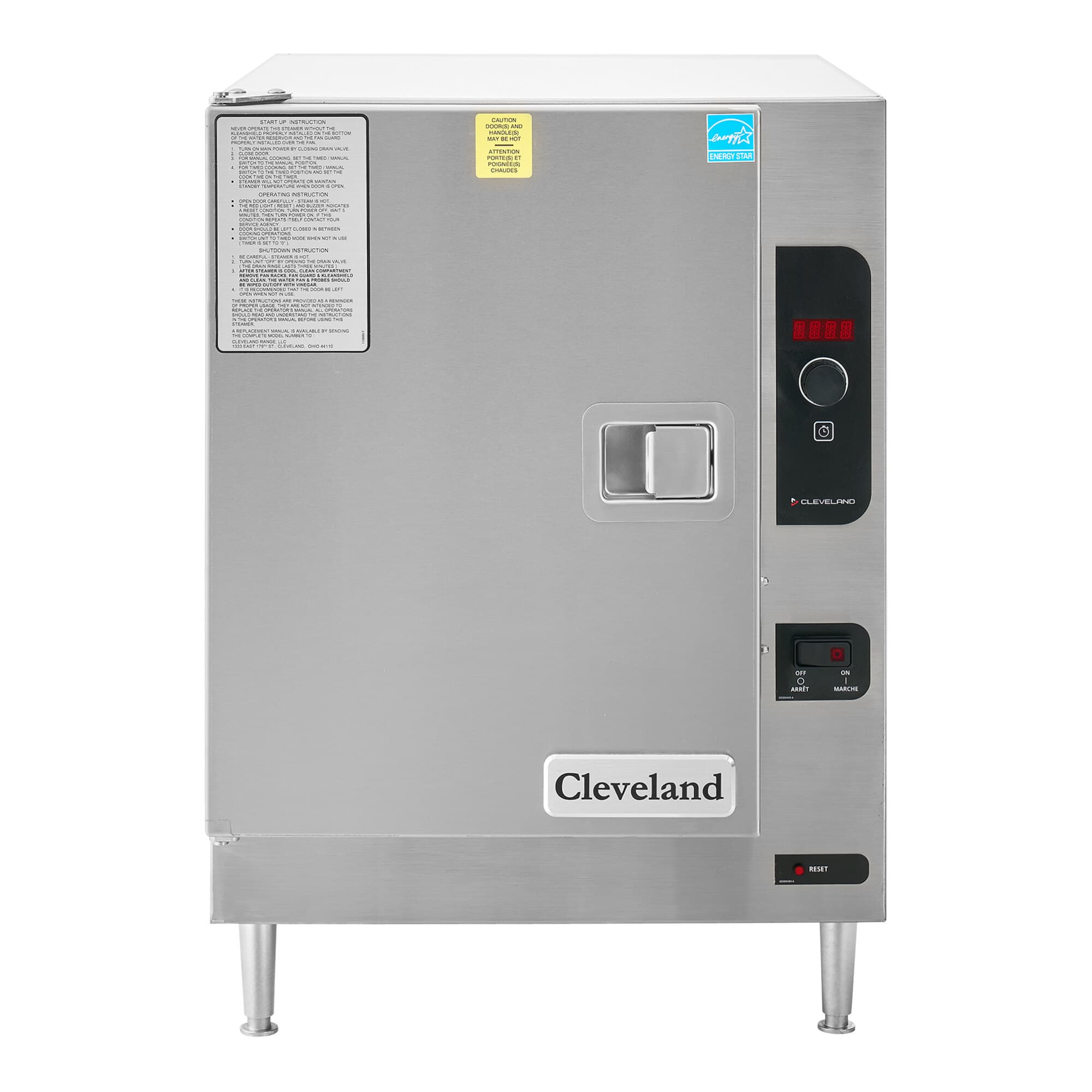 Cleveland 22CET6.1 SteamChef 6 plateau Cuiseur vapeur à convection de comptoir électrique - 208V, 3 Phase, 12 kW — image 4