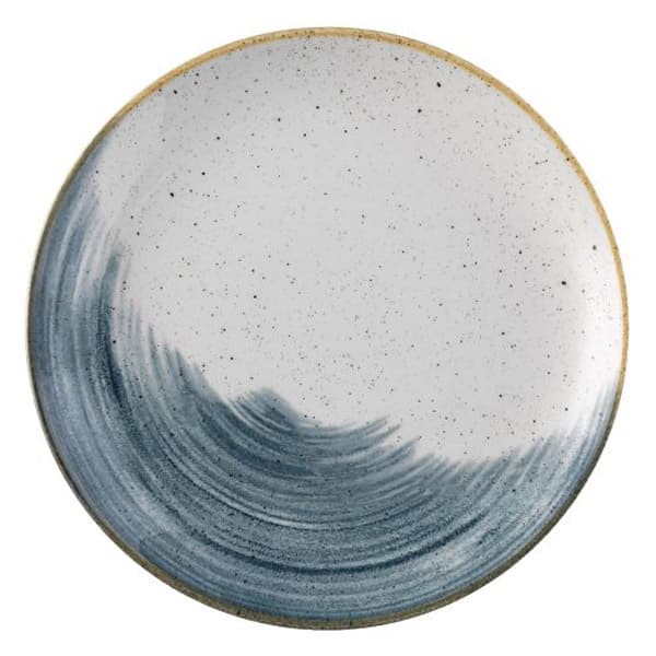 CHURCHILL ASBLEV101 Assiette plate - Stonecast Accents Blueberry - 10 1/4 po - Accents de bleuets