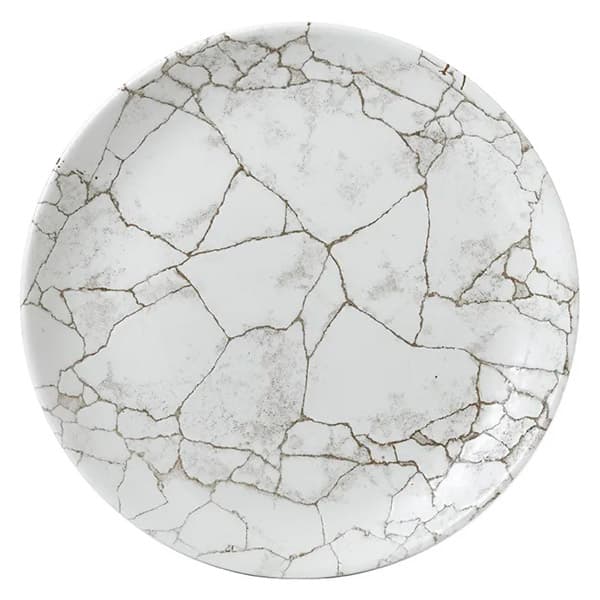 CHURCHILL KTAGEV111 Assiette plate - Studio Prints Kintsugi - 11 1/4 po - Gris agate