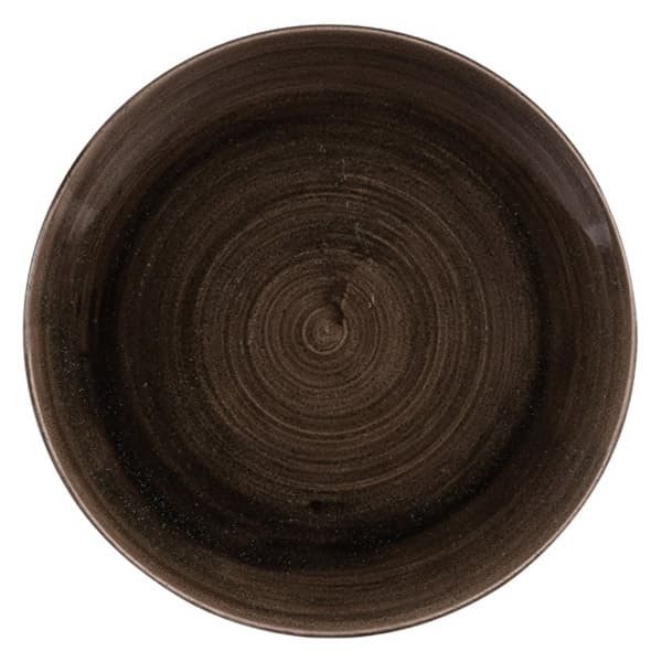 CHURCHILL PAIBEV111 Assiette plate - Stonecast Patina Iron Black - 11 1/4 po - Fer noir