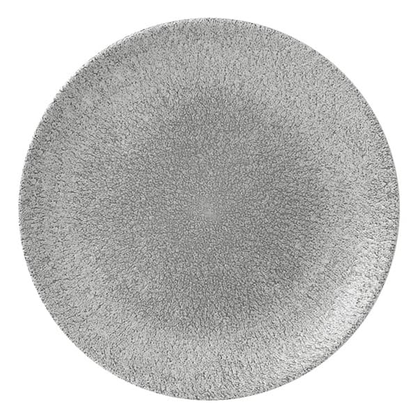 CHURCHILL RKGJEV101 Assiette plate - Studio Prints Raku - 10 1/4 po - Gris jaspe