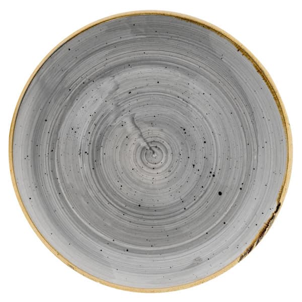 CHURCHILL SPGSEV101 Assiette plate - Stonecast Peppercorn Grey - 10 1/4 po - Gris poivre