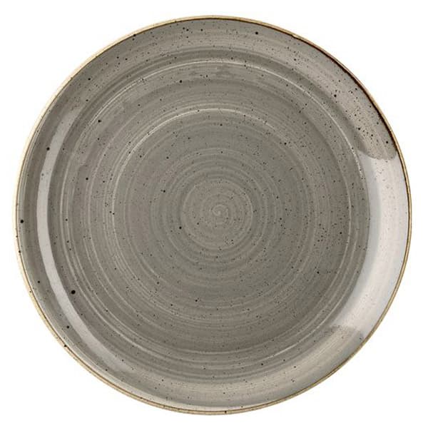 CHURCHILL SPGSEV111 Assiette plate - Stonecast Peppercorn Grey - 11 1/4 po - Gris poivre