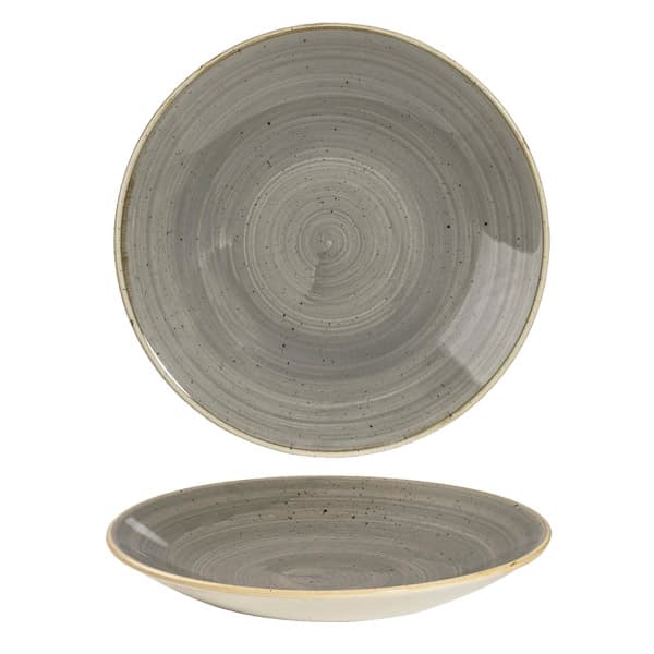 CHURCHILL SPGSPD251 Assiette plate - Stonecast Peppercorn Grey - 9 13/16 po - Gris poivre