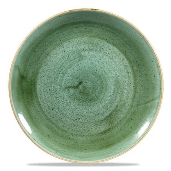 CHURCHILL SSGSEV101 Assiette plate - Stonecast Samphire Green - 10 1/4 po - Vert salicorne