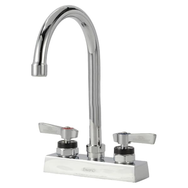 Dormont LFF-DBF4-G06S Robinet pivotant à bec de cygne 6po sur pont de 4po
