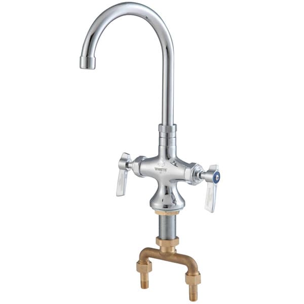 Dormont LFF-DDP-G06S Robinet pivotant à bec de cygne 6po avec deux poignées