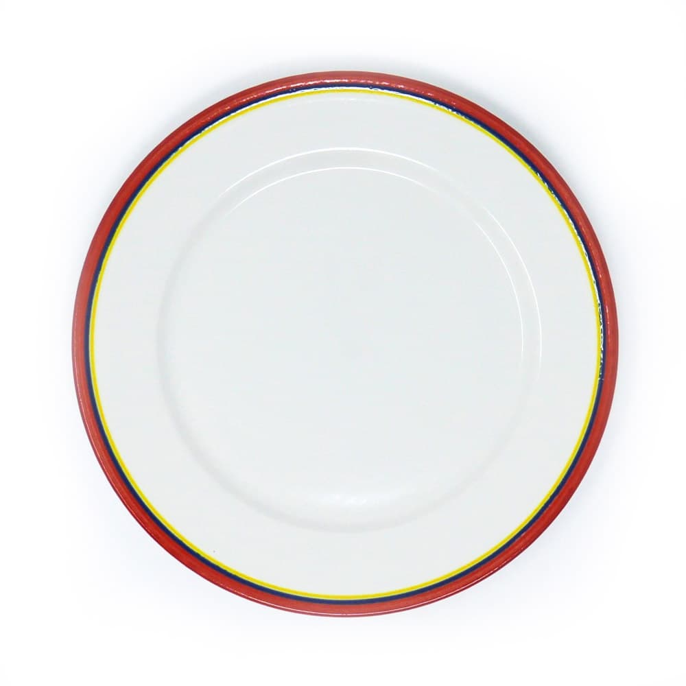 Assiette plate - Dudson Calypso RED - 10 po – 12/caisse
