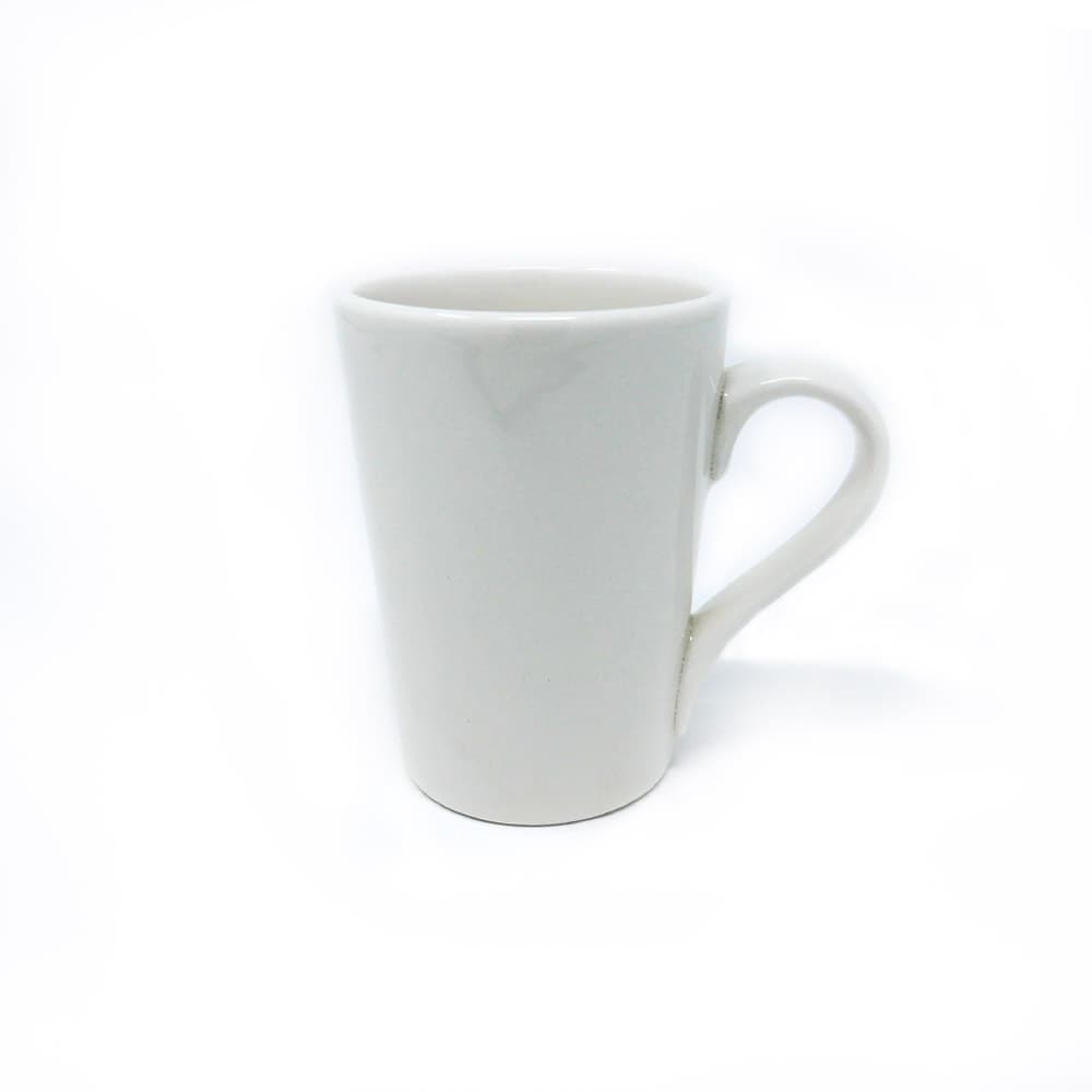 Mug - Dudson Plain White Becher Kone - 10 oz – 18/caisse