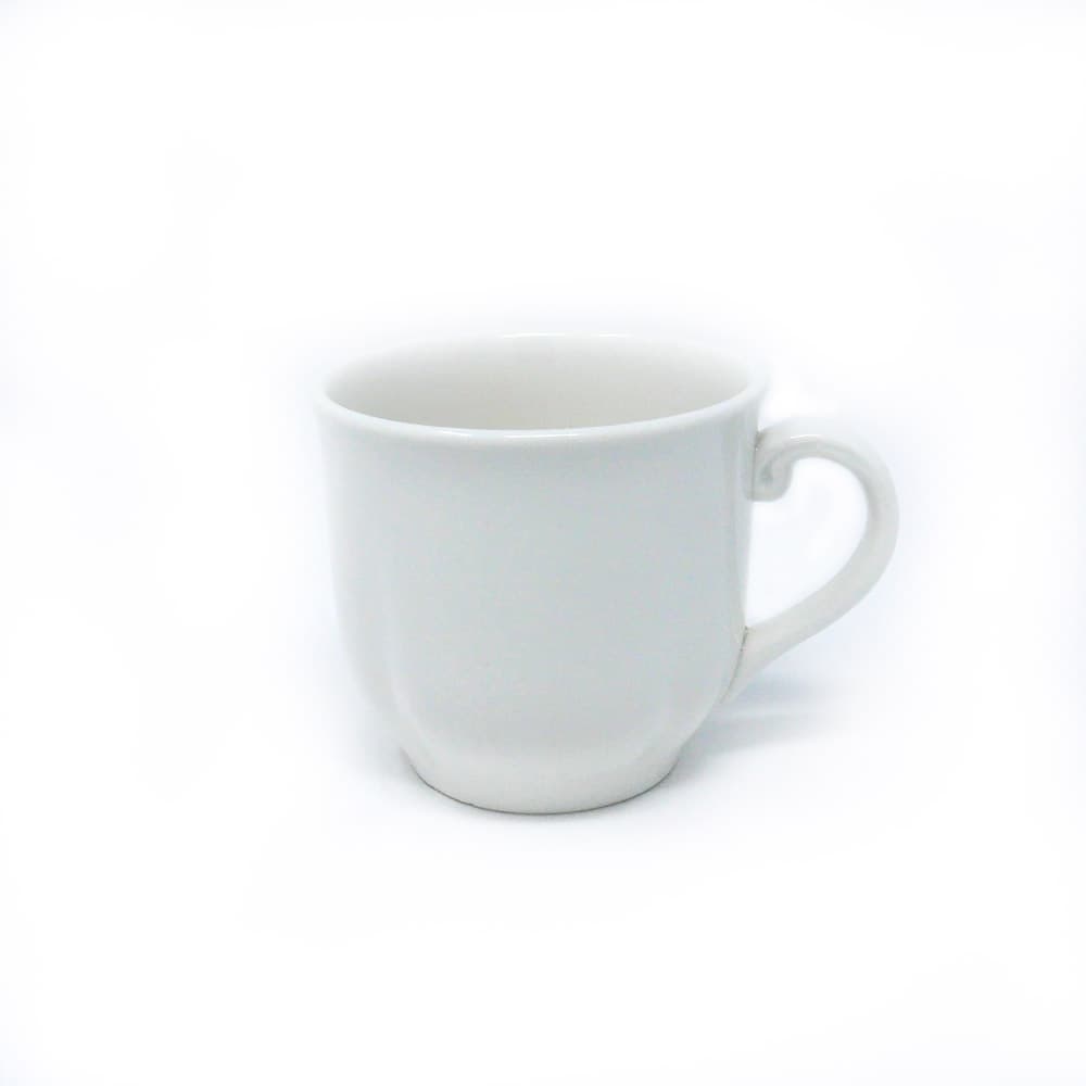 Tasse à café - Dudson Plain White Sonata - 3 1/8 po – 17 unités