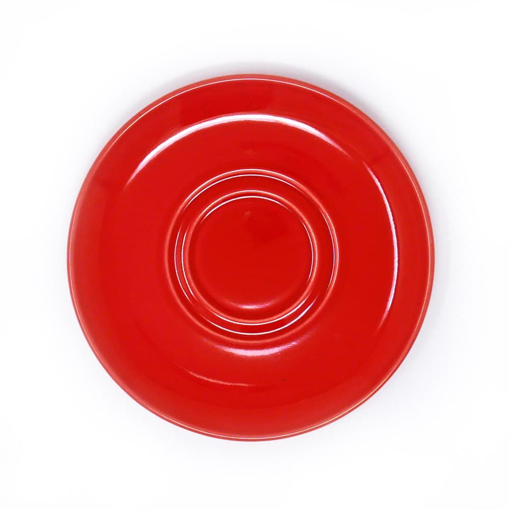 Soucoupe - Dudson Paintbox Flame Red - Soucoupe pour Bol café au lait - 7 po – 36/caisse