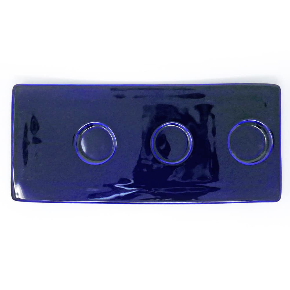 Assiette présentation - Dudson Paintbox Midnight Blue - 6 1/2 x 5 7/8 po – 4/caisse