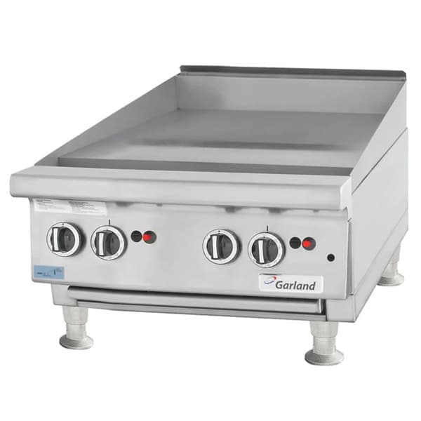 Garland GTGG24-GT24M Plaque de cuisson au gaz de 24 po avec commandes thermostatiques
